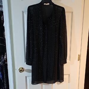 Elegant Black Michael Michael Kors Dress with Sparkle
